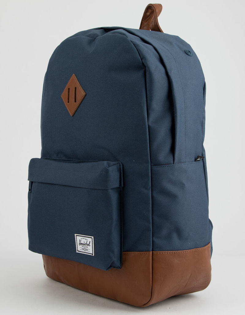 HERSCHEL SUPPLY CO. Heritage Peacoat & Tan Backpack image number 1