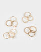 FULL TILT 12 Pack Heart/Rhinestone/Dainty Rings image number 1
