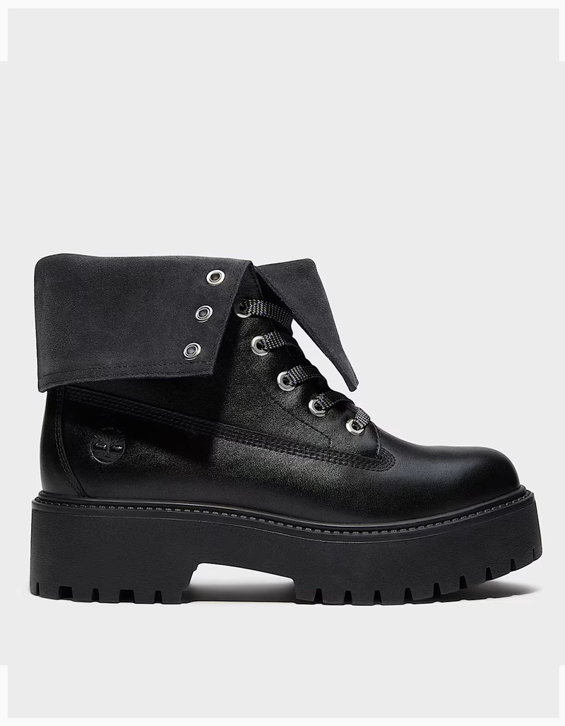 TIMBERLAND Stone Street Womens Fold Over Platform Boots image number 7