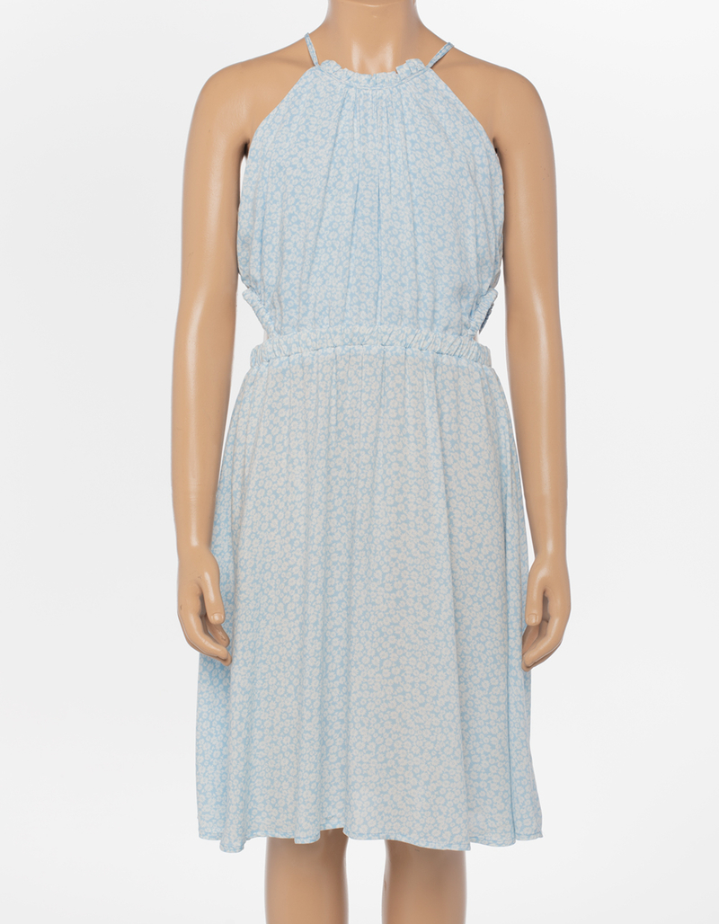 TRIXXI GIRL Floral Girls Cut Out Dress image number 2