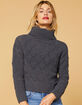 WEST OF MELROSE Open To Knit Matte Chenille Womens Sweater image number 1