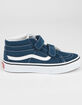 VANS Sk8-Mid Reissue V Gibraltar Sea & True White Kids Velcro Shoes image number 1