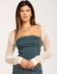 EMORY PARK Crochet Womens Shrug image number 1