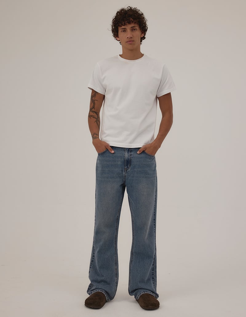 RSQ Mens Relaxed Bootcut Jeans image number 6