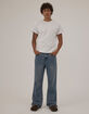 RSQ Mens Relaxed Bootcut Jeans image number 7