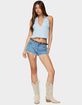 EDIKTED Floral Eyelet Backless Halter Top image number 3