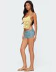 EDIKTED Miel Crochet Backless Halter Top image number 4