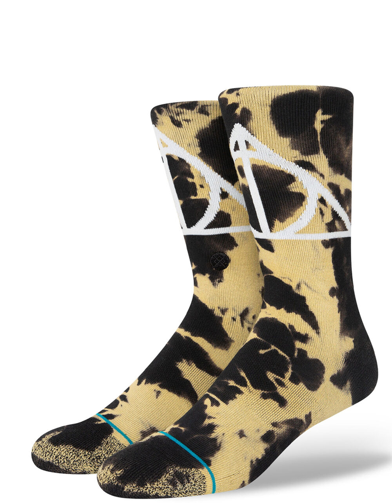 STANCE Harry Potter Cloak Wand Stone Mens Crew Socks image number 0