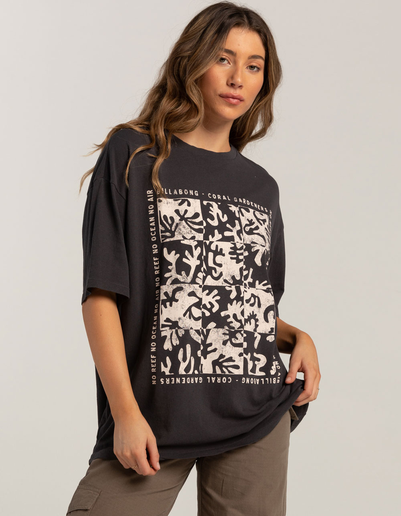 BILLABONG True Boy Coral Gardener Womens Boyfriend Tee image number 0
