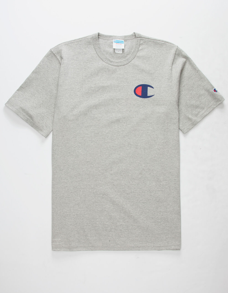 CHAMPION Graphic Heritage Oxford Grey Mens T-Shirt image number 0