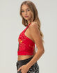 ED HARDY Leopard Womens Halter Top image number 3