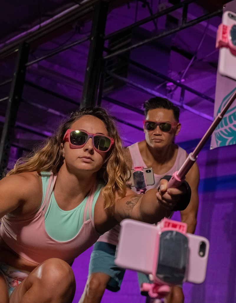 GOODR BFGs Do You Even Pistol Flamingo Polarized Sunglasses image number 2