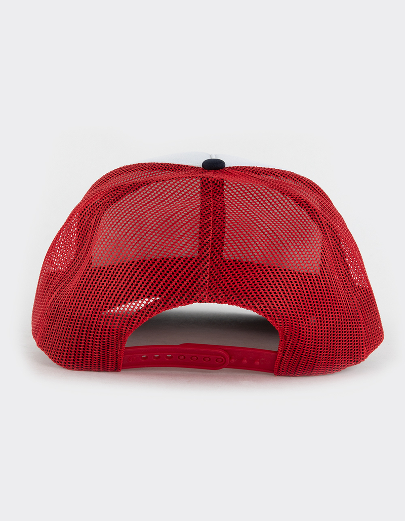 47 BRAND Los Angeles Angels Cooperstown Rewind Script '47 Trucker Hat image number 2