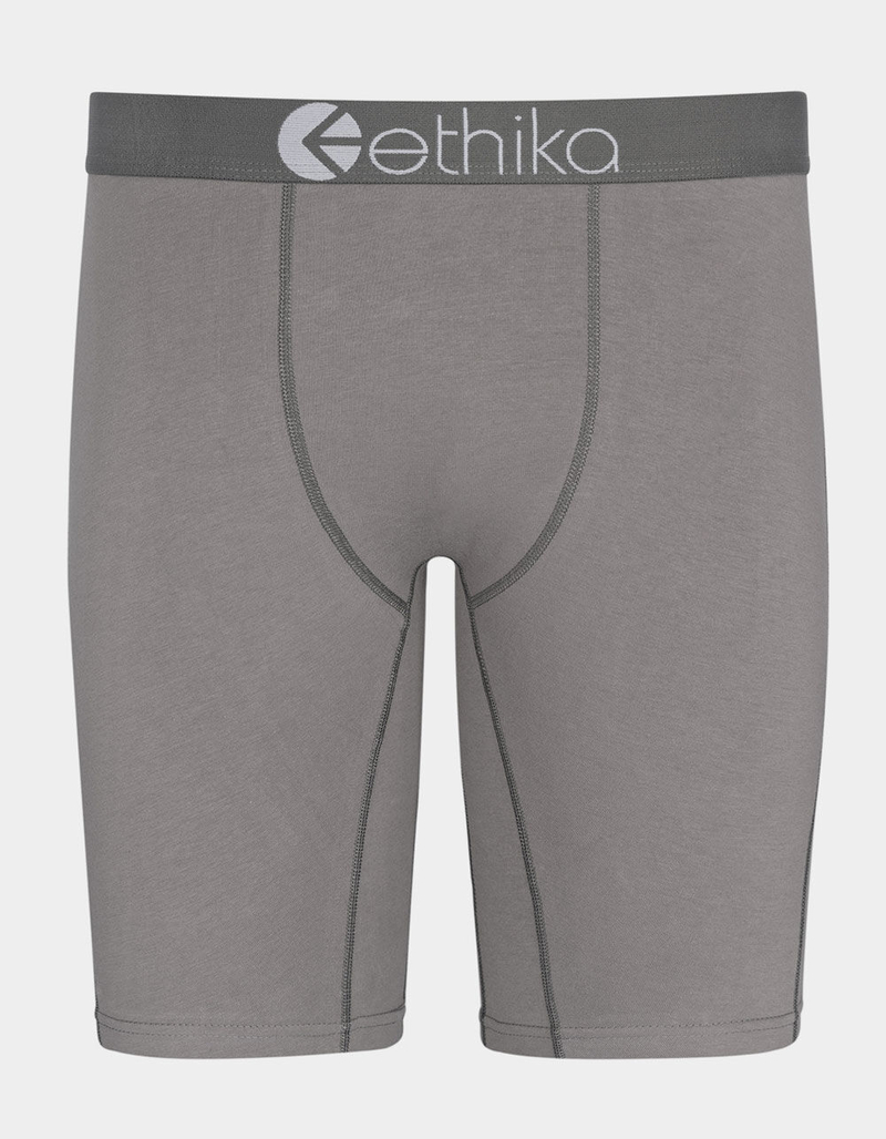 ETHIKA Film Gray Staple Boys Boxer Briefs image number 0