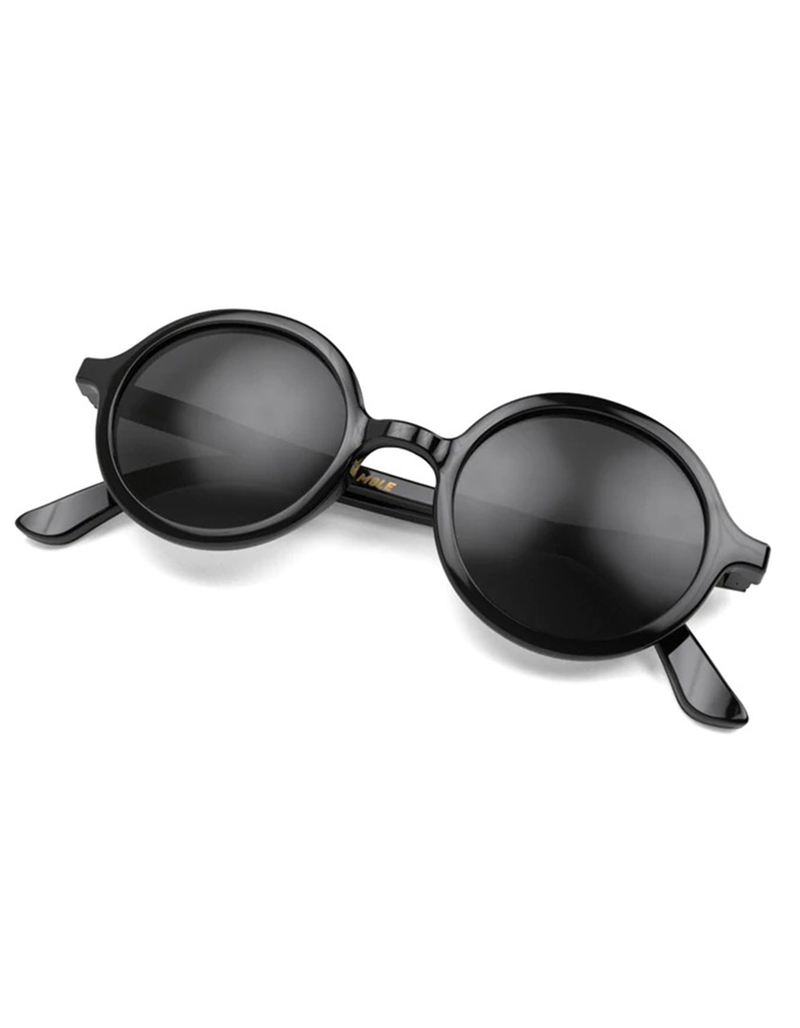 LONDON MOLE Artist Gloss Black Sunglasses image number 2
