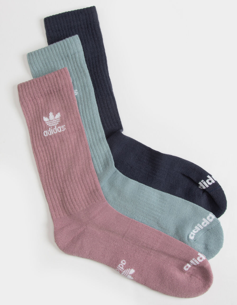 ADIDAS Originals 3 Pack Trefoil Mens Crew Socks image number 0