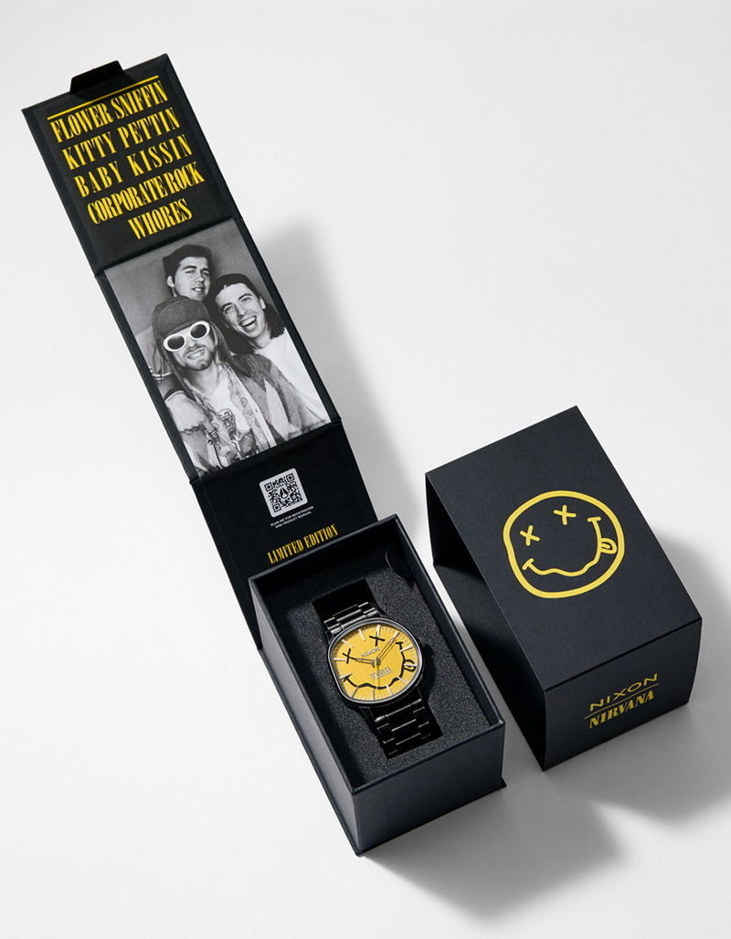 NIXON x Nirvana Wobble Sentry Stainless Steel Watch image number 9