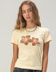 RHYTHM Hibiscus Womens Baby Tee image number 1