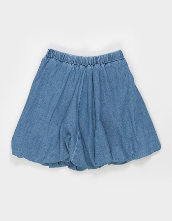 VERO MODA Girls Mid Rise Balloon Denim Skirt Alternative Image