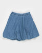 VERO MODA Girls Mid Rise Balloon Denim Skirt image number 2