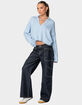 EDIKTED Xana Low Rise Carpenter Jeans image number 2