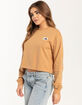THE NORTH FACE Heritage Patch Womens Crop Long Sleeve Tee image number 3