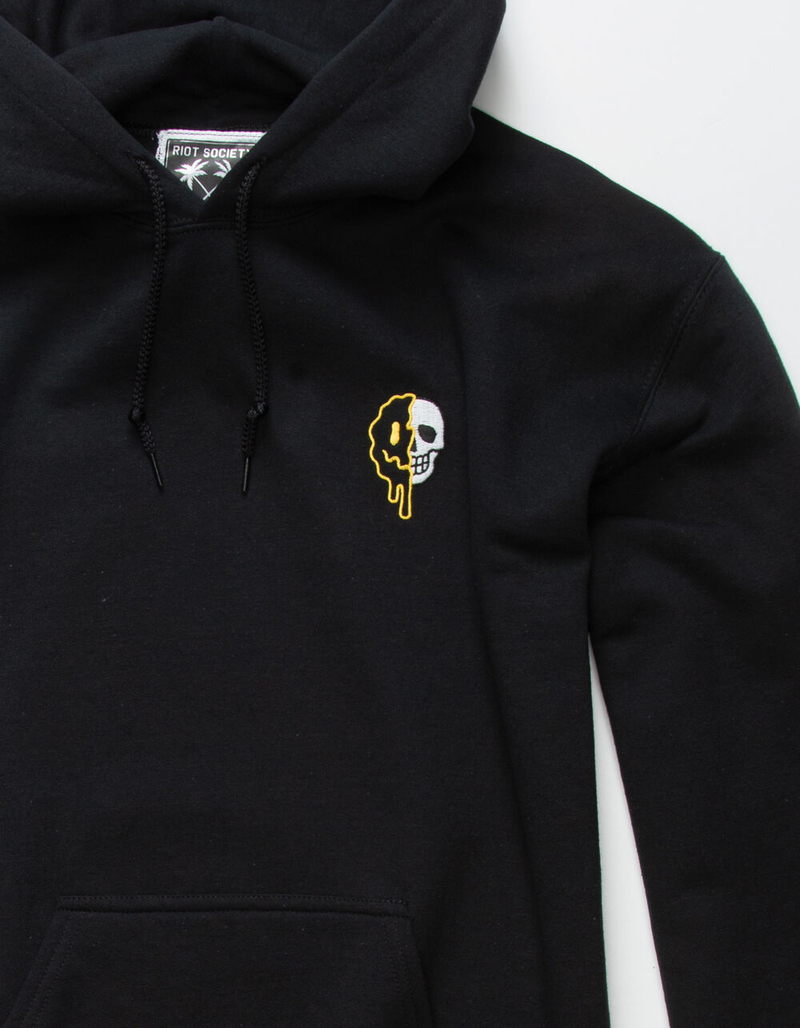 RIOT SOCIETY Smile Skull Mens Hoodie image number 1