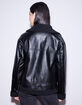 WEST OF MELROSE Faux Leather Shearling Womens Jacket image number 4