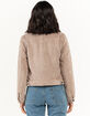 ASHLEY Womens Sherpa Lined Corduroy Trucker Jacket image number 3