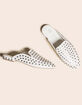COCONUTS Kitty White Studded Womens Mule Flats image number 2
