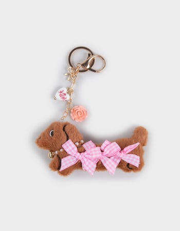 FULL TILT Plush Dog Bag Charm Primary Image