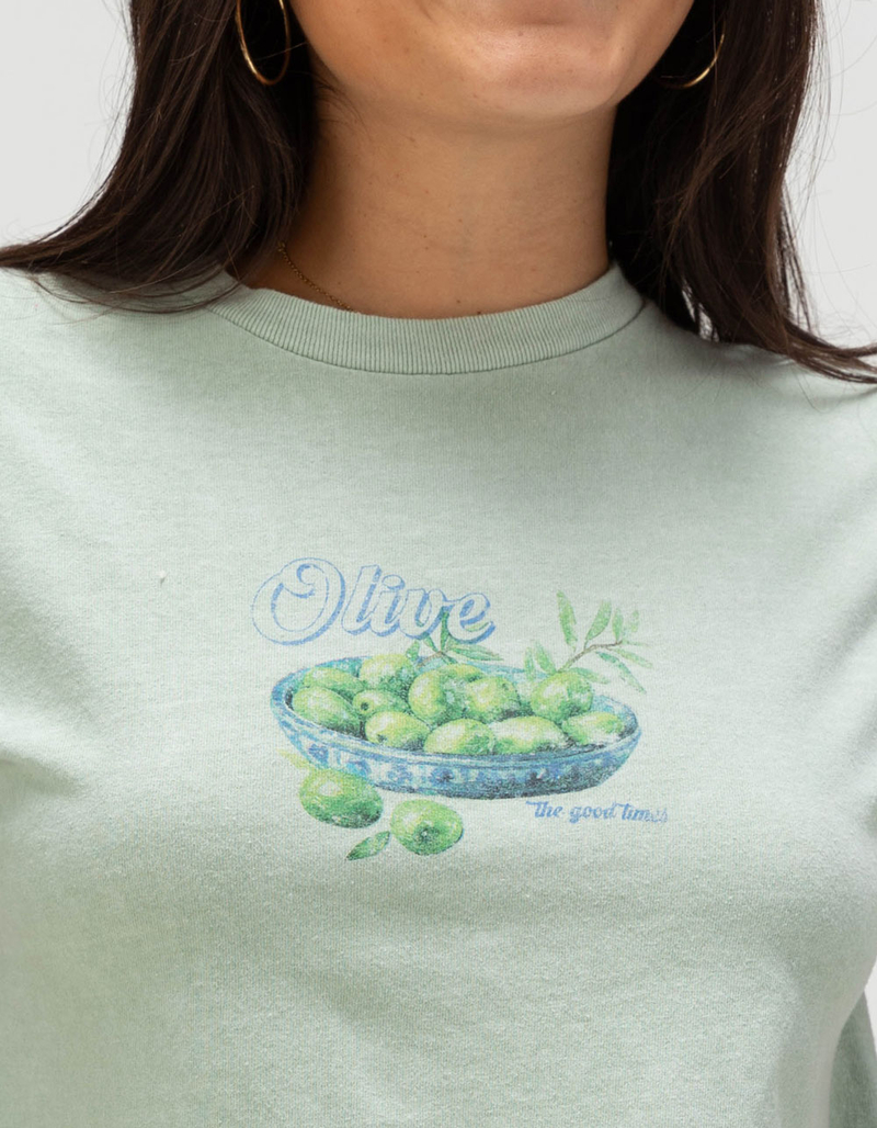 BDG Urban Outfitters Olive Womens Relaxed Baby Tee image number 3