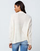 IVY & MAIN Solid Open Cream Womens Cardigan image number 2