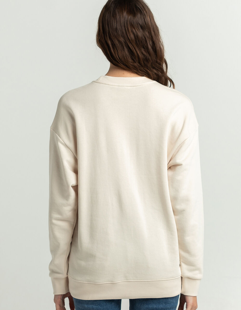 ADIDAS Collegiate Womens Oversized Crewneck Sweatshirt image number 2