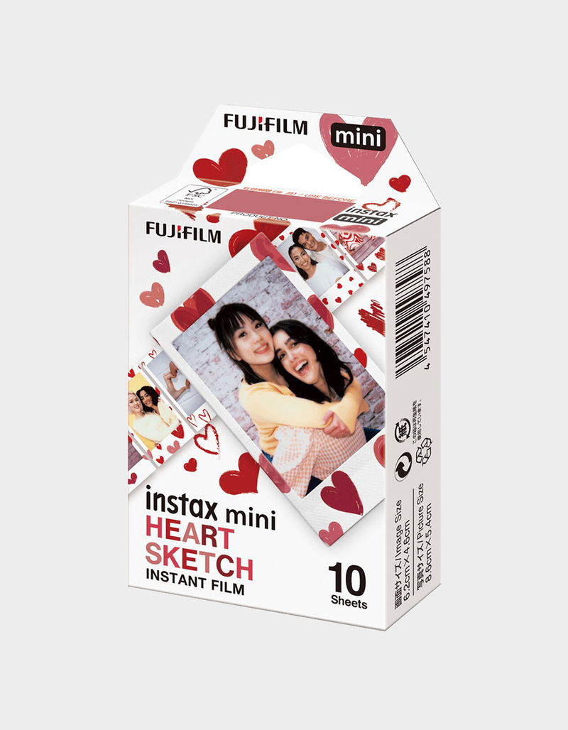 FUJIFILM Instax Mini Heart Sketch Film image number 0