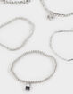 FULL TILT 5 Pack Cross/Lock Chain Bracelets image number 2