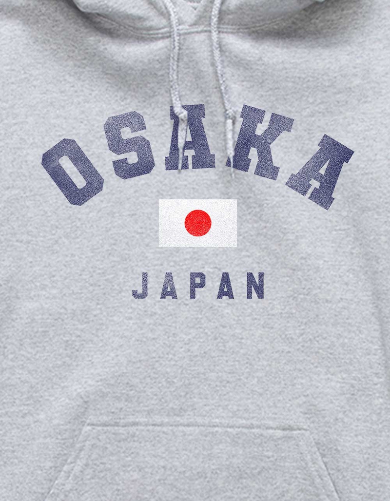 OSAKA Japan Flag Unisex Hoodie image number 1