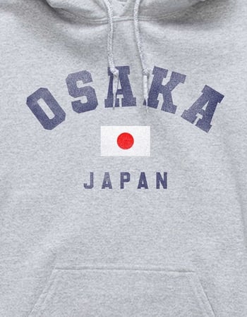 OSAKA Japan Flag Unisex Hoodie Alternative Image