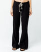 ROXY Oceanside Black Womens Beach Pants image number 1