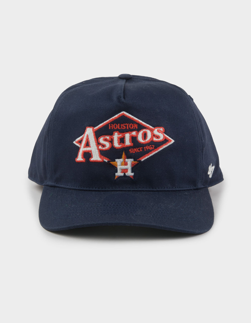 47 BRAND Houston Astros Golden Diamond '47 Hitch Snapback Hat image number 1