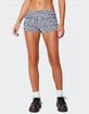 EDIKTED Gingham Scrunch Shorts image number 1