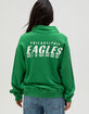 JUNK FOOD Philadelphia Mock 1/4 Button Up Sweatshirt image number 5