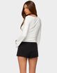 EDIKTED Marilla Cowl Neck Long Sleeve Top image number 3