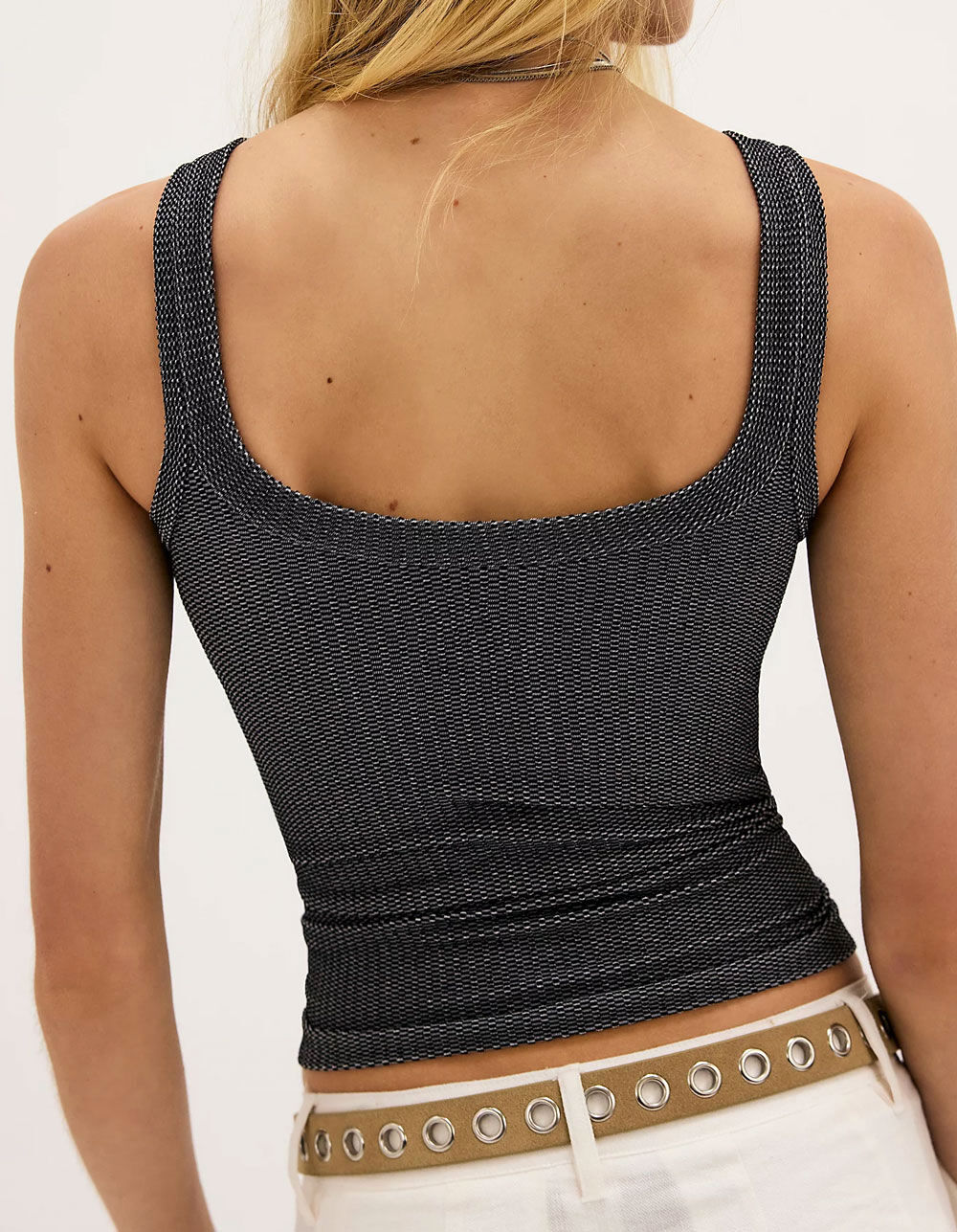 FREE PEOPLE Clean Slate Womens Henley Tank Top - BLACK - XS/S | Tillys