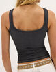 FREE PEOPLE Clean Slate Womens Henley Tank Top image number 3