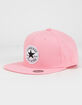 CONVERSE Chuck Patch Boys Pink Snapback Hat image number 1