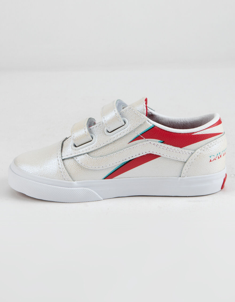 VANS x David Bowie Aladdin Sane Old Skool V Toddlers Velcro Shoes image number 3