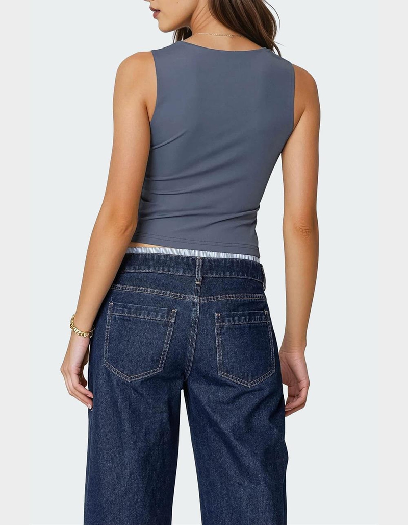 EDIKTED Essy Square Neck Top image number 4