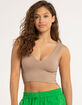 TILLYS Seamless Deep V Womens Tank Top image number 1