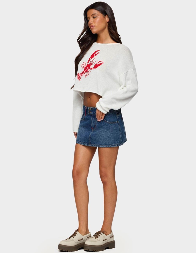 EDIKTED Lobster Babe Oversized Knit Top image number 3